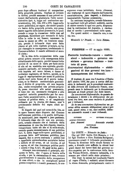 Annali della giurisprudenza italiana raccolta generale delle decisioni delle Corti di cassazione e d'appello in materia civile, criminale, commerciale, di diritto pubblico e amministrativo, e di procedura civile e penale