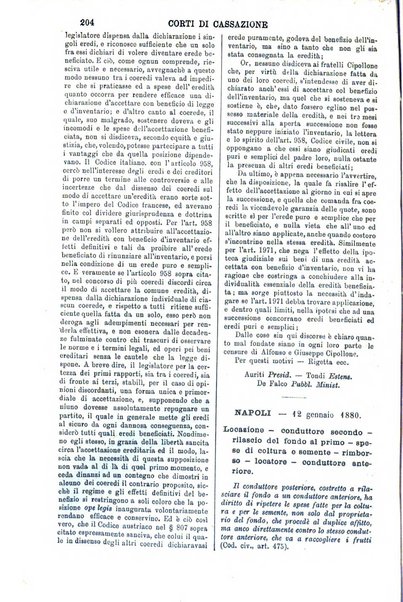 Annali della giurisprudenza italiana raccolta generale delle decisioni delle Corti di cassazione e d'appello in materia civile, criminale, commerciale, di diritto pubblico e amministrativo, e di procedura civile e penale