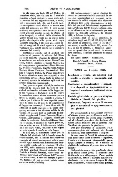 Annali della giurisprudenza italiana raccolta generale delle decisioni delle Corti di cassazione e d'appello in materia civile, criminale, commerciale, di diritto pubblico e amministrativo, e di procedura civile e penale