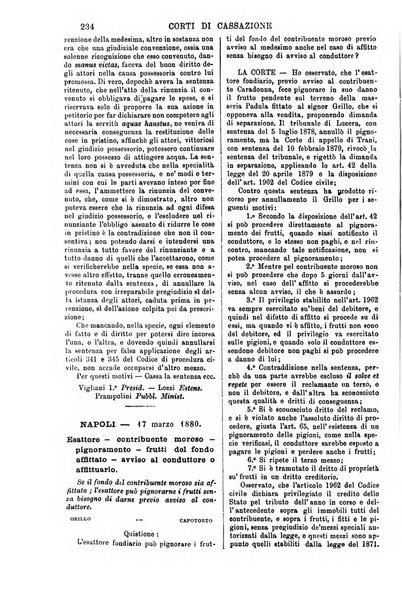 Annali della giurisprudenza italiana raccolta generale delle decisioni delle Corti di cassazione e d'appello in materia civile, criminale, commerciale, di diritto pubblico e amministrativo, e di procedura civile e penale