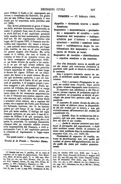 Annali della giurisprudenza italiana raccolta generale delle decisioni delle Corti di cassazione e d'appello in materia civile, criminale, commerciale, di diritto pubblico e amministrativo, e di procedura civile e penale