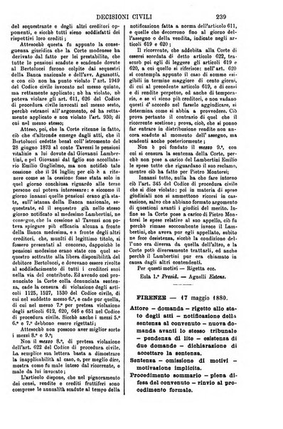 Annali della giurisprudenza italiana raccolta generale delle decisioni delle Corti di cassazione e d'appello in materia civile, criminale, commerciale, di diritto pubblico e amministrativo, e di procedura civile e penale