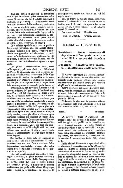 Annali della giurisprudenza italiana raccolta generale delle decisioni delle Corti di cassazione e d'appello in materia civile, criminale, commerciale, di diritto pubblico e amministrativo, e di procedura civile e penale