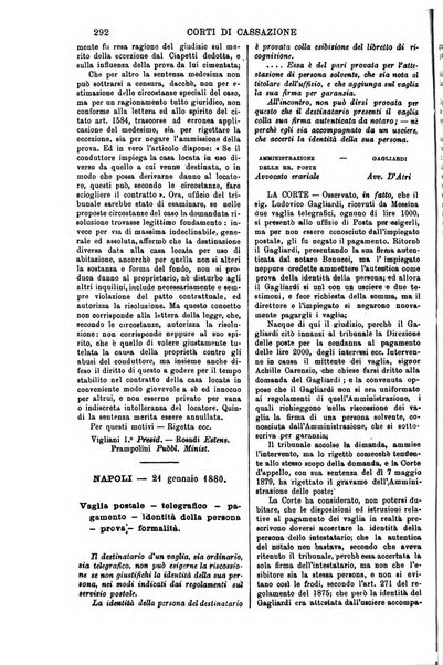 Annali della giurisprudenza italiana raccolta generale delle decisioni delle Corti di cassazione e d'appello in materia civile, criminale, commerciale, di diritto pubblico e amministrativo, e di procedura civile e penale