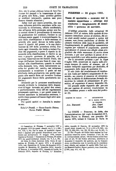 Annali della giurisprudenza italiana raccolta generale delle decisioni delle Corti di cassazione e d'appello in materia civile, criminale, commerciale, di diritto pubblico e amministrativo, e di procedura civile e penale