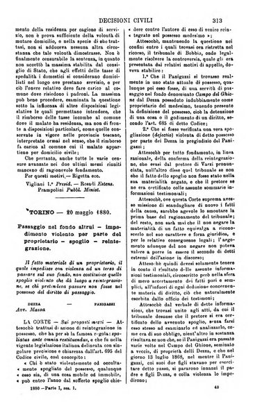 Annali della giurisprudenza italiana raccolta generale delle decisioni delle Corti di cassazione e d'appello in materia civile, criminale, commerciale, di diritto pubblico e amministrativo, e di procedura civile e penale