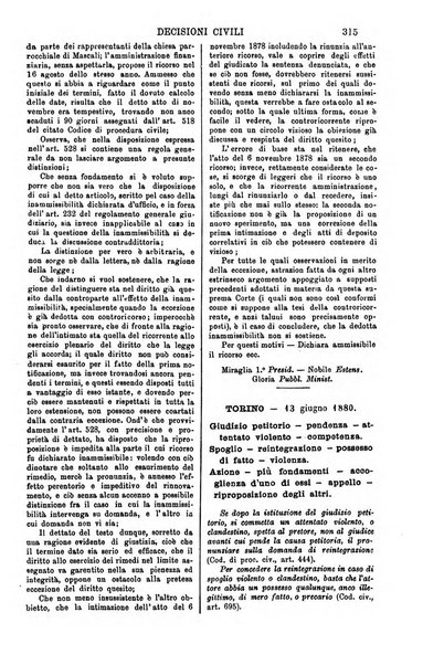 Annali della giurisprudenza italiana raccolta generale delle decisioni delle Corti di cassazione e d'appello in materia civile, criminale, commerciale, di diritto pubblico e amministrativo, e di procedura civile e penale