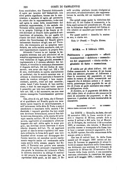 Annali della giurisprudenza italiana raccolta generale delle decisioni delle Corti di cassazione e d'appello in materia civile, criminale, commerciale, di diritto pubblico e amministrativo, e di procedura civile e penale