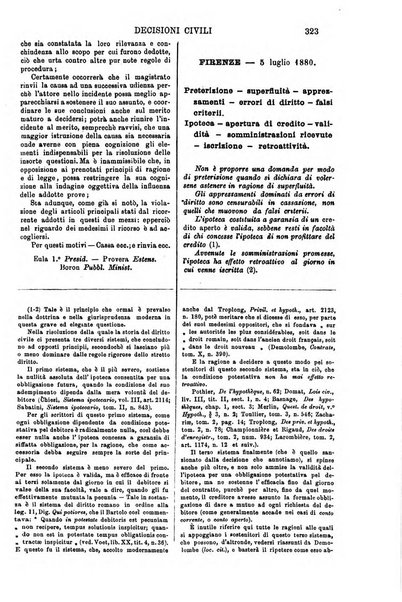 Annali della giurisprudenza italiana raccolta generale delle decisioni delle Corti di cassazione e d'appello in materia civile, criminale, commerciale, di diritto pubblico e amministrativo, e di procedura civile e penale