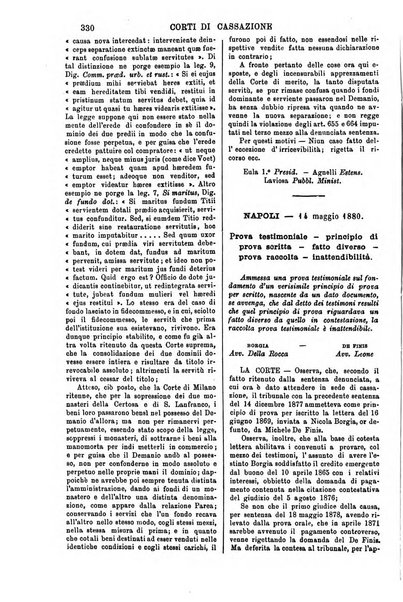 Annali della giurisprudenza italiana raccolta generale delle decisioni delle Corti di cassazione e d'appello in materia civile, criminale, commerciale, di diritto pubblico e amministrativo, e di procedura civile e penale