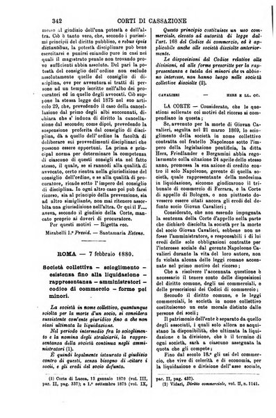 Annali della giurisprudenza italiana raccolta generale delle decisioni delle Corti di cassazione e d'appello in materia civile, criminale, commerciale, di diritto pubblico e amministrativo, e di procedura civile e penale