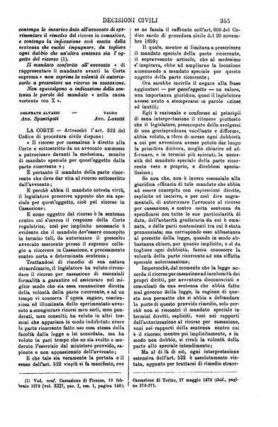 Annali della giurisprudenza italiana raccolta generale delle decisioni delle Corti di cassazione e d'appello in materia civile, criminale, commerciale, di diritto pubblico e amministrativo, e di procedura civile e penale