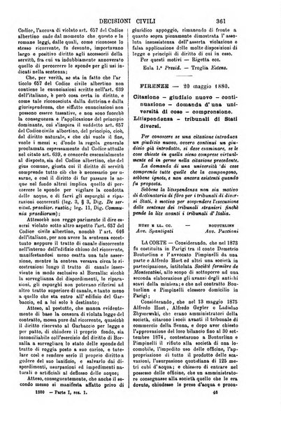 Annali della giurisprudenza italiana raccolta generale delle decisioni delle Corti di cassazione e d'appello in materia civile, criminale, commerciale, di diritto pubblico e amministrativo, e di procedura civile e penale