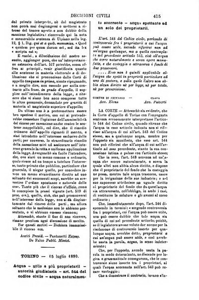 Annali della giurisprudenza italiana raccolta generale delle decisioni delle Corti di cassazione e d'appello in materia civile, criminale, commerciale, di diritto pubblico e amministrativo, e di procedura civile e penale