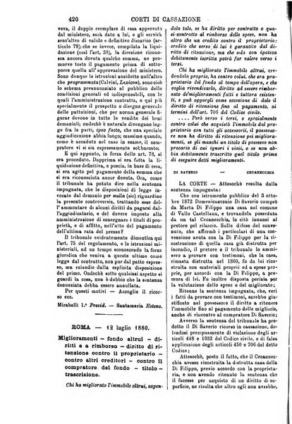 Annali della giurisprudenza italiana raccolta generale delle decisioni delle Corti di cassazione e d'appello in materia civile, criminale, commerciale, di diritto pubblico e amministrativo, e di procedura civile e penale