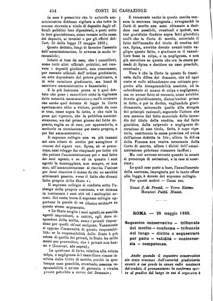 Annali della giurisprudenza italiana raccolta generale delle decisioni delle Corti di cassazione e d'appello in materia civile, criminale, commerciale, di diritto pubblico e amministrativo, e di procedura civile e penale