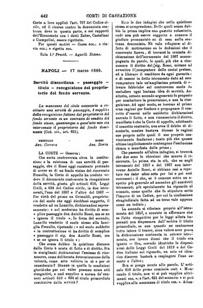 Annali della giurisprudenza italiana raccolta generale delle decisioni delle Corti di cassazione e d'appello in materia civile, criminale, commerciale, di diritto pubblico e amministrativo, e di procedura civile e penale