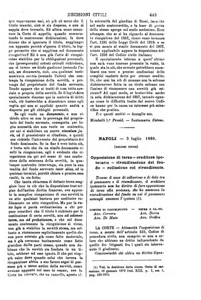 Annali della giurisprudenza italiana raccolta generale delle decisioni delle Corti di cassazione e d'appello in materia civile, criminale, commerciale, di diritto pubblico e amministrativo, e di procedura civile e penale