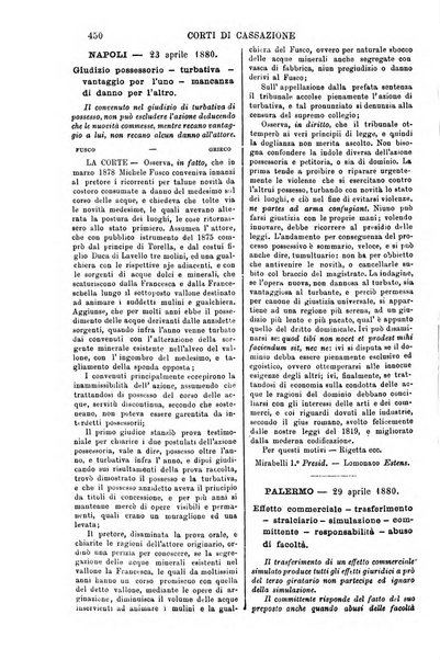 Annali della giurisprudenza italiana raccolta generale delle decisioni delle Corti di cassazione e d'appello in materia civile, criminale, commerciale, di diritto pubblico e amministrativo, e di procedura civile e penale