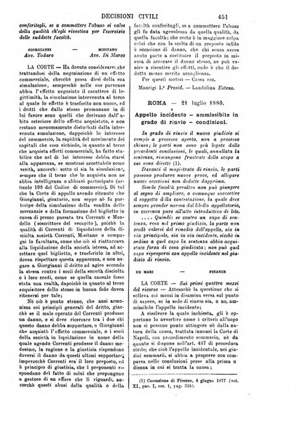 Annali della giurisprudenza italiana raccolta generale delle decisioni delle Corti di cassazione e d'appello in materia civile, criminale, commerciale, di diritto pubblico e amministrativo, e di procedura civile e penale