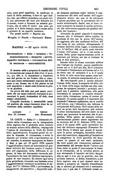 Annali della giurisprudenza italiana raccolta generale delle decisioni delle Corti di cassazione e d'appello in materia civile, criminale, commerciale, di diritto pubblico e amministrativo, e di procedura civile e penale