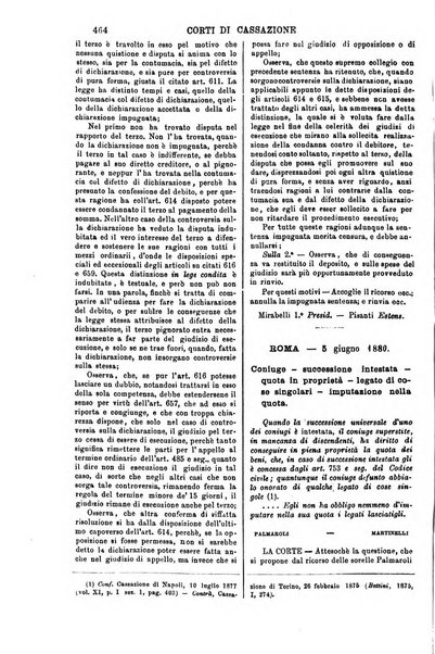 Annali della giurisprudenza italiana raccolta generale delle decisioni delle Corti di cassazione e d'appello in materia civile, criminale, commerciale, di diritto pubblico e amministrativo, e di procedura civile e penale