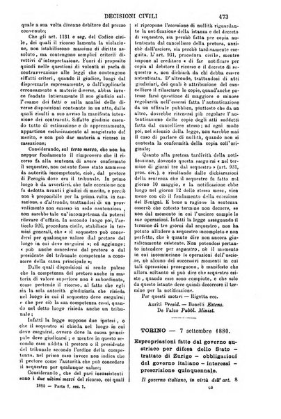 Annali della giurisprudenza italiana raccolta generale delle decisioni delle Corti di cassazione e d'appello in materia civile, criminale, commerciale, di diritto pubblico e amministrativo, e di procedura civile e penale