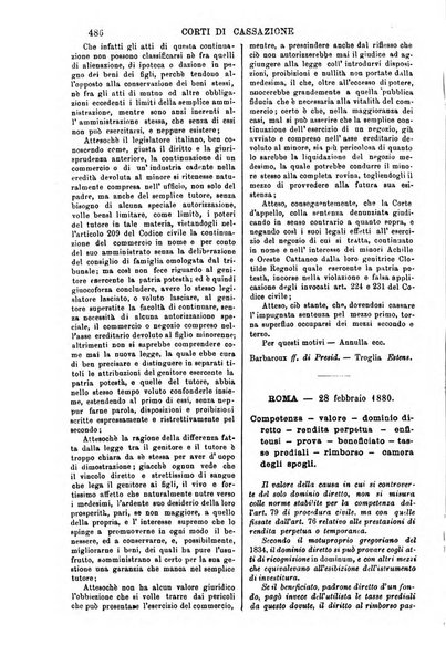 Annali della giurisprudenza italiana raccolta generale delle decisioni delle Corti di cassazione e d'appello in materia civile, criminale, commerciale, di diritto pubblico e amministrativo, e di procedura civile e penale