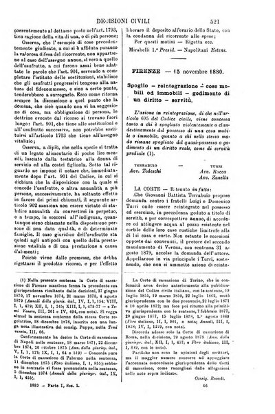 Annali della giurisprudenza italiana raccolta generale delle decisioni delle Corti di cassazione e d'appello in materia civile, criminale, commerciale, di diritto pubblico e amministrativo, e di procedura civile e penale