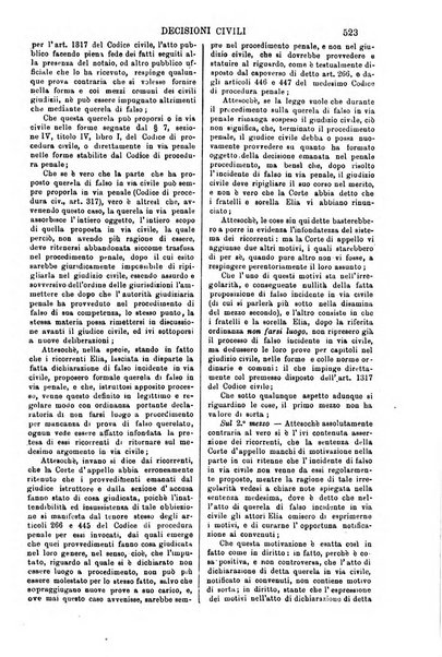 Annali della giurisprudenza italiana raccolta generale delle decisioni delle Corti di cassazione e d'appello in materia civile, criminale, commerciale, di diritto pubblico e amministrativo, e di procedura civile e penale