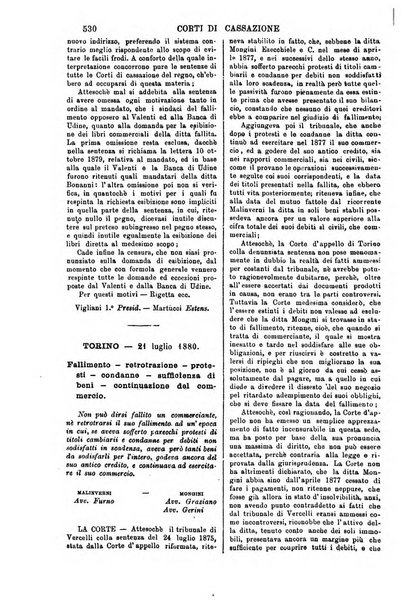 Annali della giurisprudenza italiana raccolta generale delle decisioni delle Corti di cassazione e d'appello in materia civile, criminale, commerciale, di diritto pubblico e amministrativo, e di procedura civile e penale