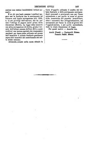 Annali della giurisprudenza italiana raccolta generale delle decisioni delle Corti di cassazione e d'appello in materia civile, criminale, commerciale, di diritto pubblico e amministrativo, e di procedura civile e penale