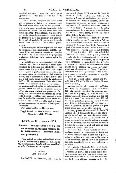 Annali della giurisprudenza italiana raccolta generale delle decisioni delle Corti di cassazione e d'appello in materia civile, criminale, commerciale, di diritto pubblico e amministrativo, e di procedura civile e penale