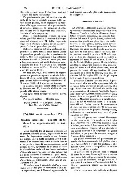 Annali della giurisprudenza italiana raccolta generale delle decisioni delle Corti di cassazione e d'appello in materia civile, criminale, commerciale, di diritto pubblico e amministrativo, e di procedura civile e penale