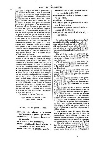 Annali della giurisprudenza italiana raccolta generale delle decisioni delle Corti di cassazione e d'appello in materia civile, criminale, commerciale, di diritto pubblico e amministrativo, e di procedura civile e penale