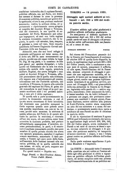 Annali della giurisprudenza italiana raccolta generale delle decisioni delle Corti di cassazione e d'appello in materia civile, criminale, commerciale, di diritto pubblico e amministrativo, e di procedura civile e penale