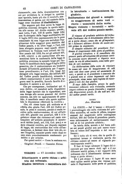 Annali della giurisprudenza italiana raccolta generale delle decisioni delle Corti di cassazione e d'appello in materia civile, criminale, commerciale, di diritto pubblico e amministrativo, e di procedura civile e penale