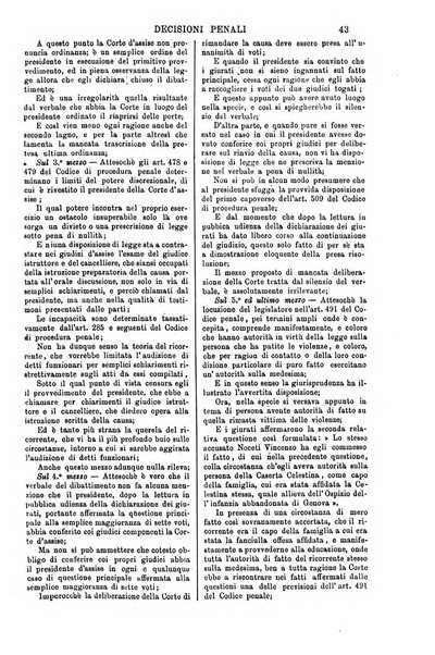 Annali della giurisprudenza italiana raccolta generale delle decisioni delle Corti di cassazione e d'appello in materia civile, criminale, commerciale, di diritto pubblico e amministrativo, e di procedura civile e penale