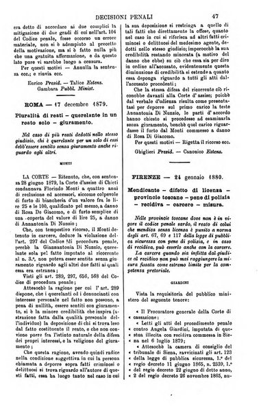 Annali della giurisprudenza italiana raccolta generale delle decisioni delle Corti di cassazione e d'appello in materia civile, criminale, commerciale, di diritto pubblico e amministrativo, e di procedura civile e penale