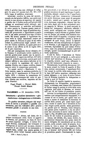 Annali della giurisprudenza italiana raccolta generale delle decisioni delle Corti di cassazione e d'appello in materia civile, criminale, commerciale, di diritto pubblico e amministrativo, e di procedura civile e penale