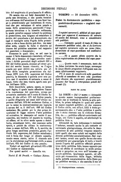 Annali della giurisprudenza italiana raccolta generale delle decisioni delle Corti di cassazione e d'appello in materia civile, criminale, commerciale, di diritto pubblico e amministrativo, e di procedura civile e penale