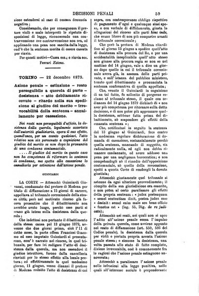 Annali della giurisprudenza italiana raccolta generale delle decisioni delle Corti di cassazione e d'appello in materia civile, criminale, commerciale, di diritto pubblico e amministrativo, e di procedura civile e penale