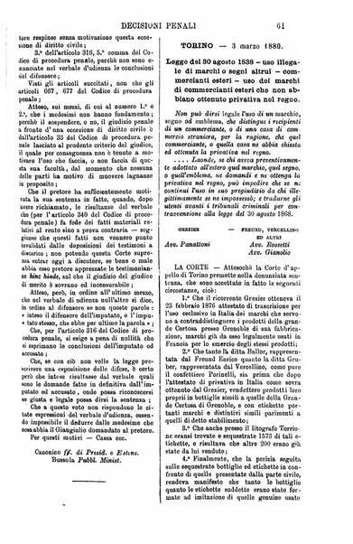 Annali della giurisprudenza italiana raccolta generale delle decisioni delle Corti di cassazione e d'appello in materia civile, criminale, commerciale, di diritto pubblico e amministrativo, e di procedura civile e penale