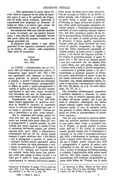 Annali della giurisprudenza italiana raccolta generale delle decisioni delle Corti di cassazione e d'appello in materia civile, criminale, commerciale, di diritto pubblico e amministrativo, e di procedura civile e penale