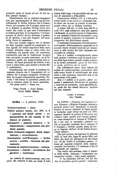 Annali della giurisprudenza italiana raccolta generale delle decisioni delle Corti di cassazione e d'appello in materia civile, criminale, commerciale, di diritto pubblico e amministrativo, e di procedura civile e penale