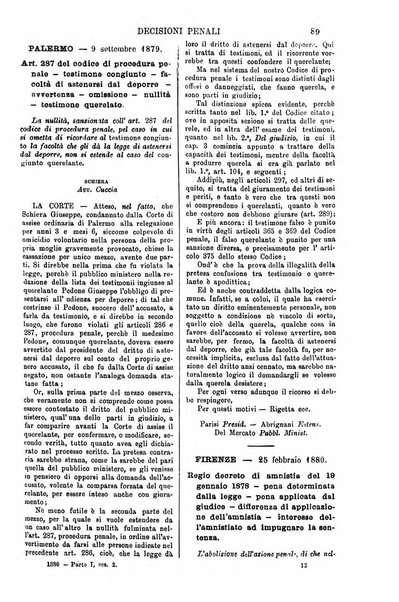 Annali della giurisprudenza italiana raccolta generale delle decisioni delle Corti di cassazione e d'appello in materia civile, criminale, commerciale, di diritto pubblico e amministrativo, e di procedura civile e penale