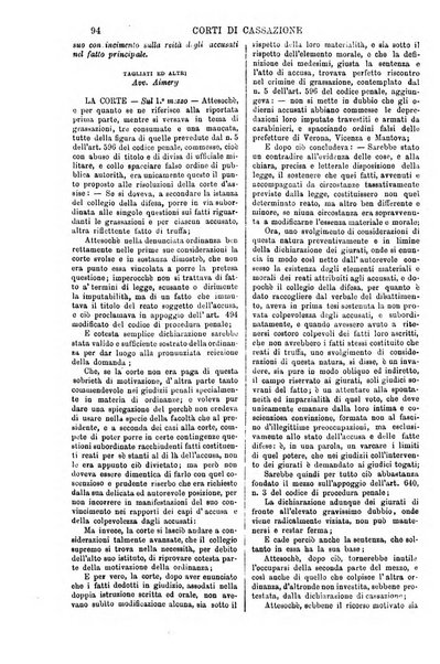 Annali della giurisprudenza italiana raccolta generale delle decisioni delle Corti di cassazione e d'appello in materia civile, criminale, commerciale, di diritto pubblico e amministrativo, e di procedura civile e penale