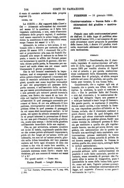 Annali della giurisprudenza italiana raccolta generale delle decisioni delle Corti di cassazione e d'appello in materia civile, criminale, commerciale, di diritto pubblico e amministrativo, e di procedura civile e penale