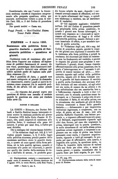 Annali della giurisprudenza italiana raccolta generale delle decisioni delle Corti di cassazione e d'appello in materia civile, criminale, commerciale, di diritto pubblico e amministrativo, e di procedura civile e penale