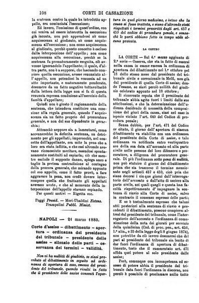 Annali della giurisprudenza italiana raccolta generale delle decisioni delle Corti di cassazione e d'appello in materia civile, criminale, commerciale, di diritto pubblico e amministrativo, e di procedura civile e penale